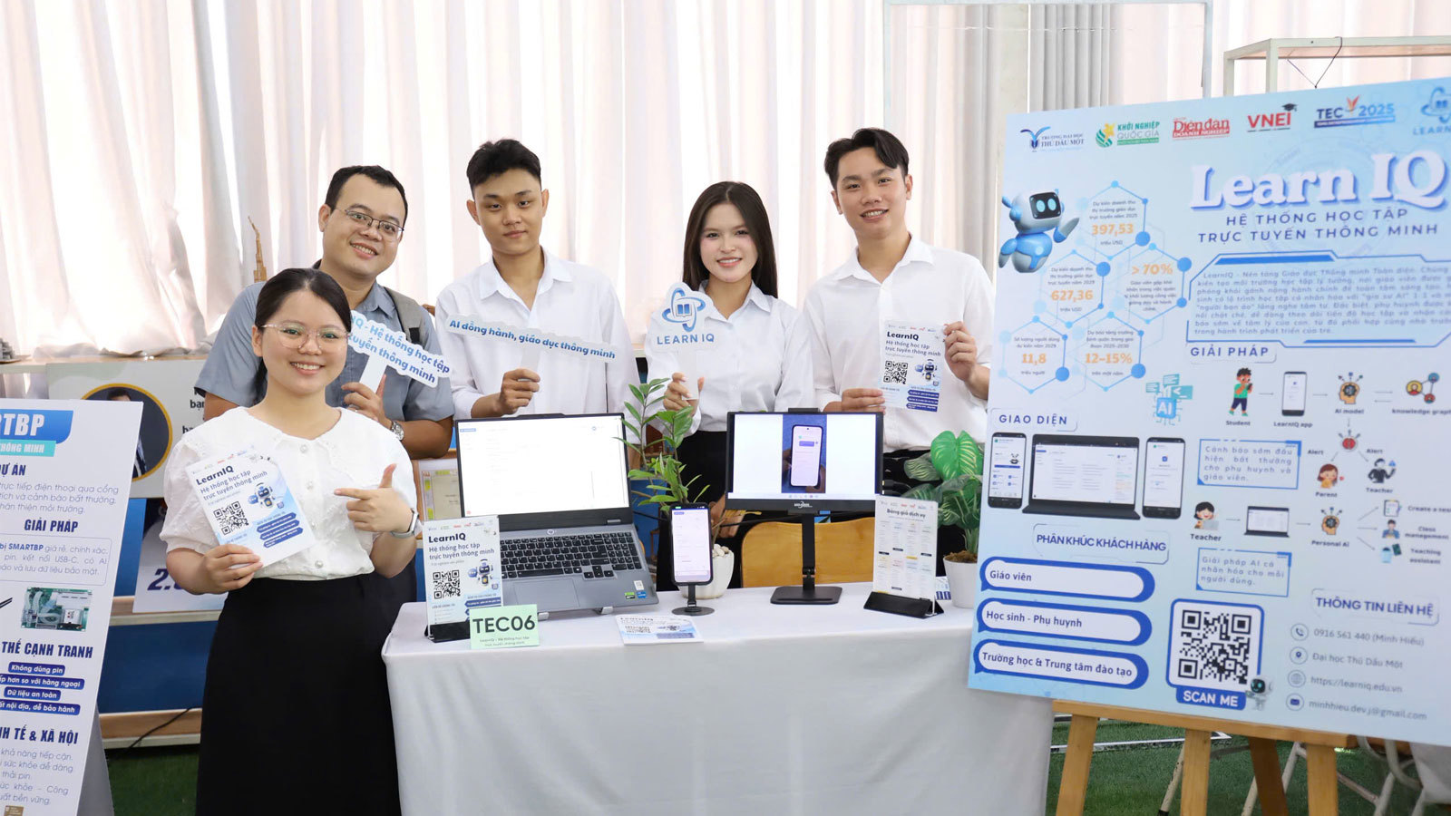 DỰ ÁN "LEARNIQ" CỦA SINH VIÊN VIỆN CÔNG NGHỆ SỐ LỌT VÀO VÒNG CHUNG KẾT CUỘC THI KHỞI NGHIỆP QUỐC GIA (SV_STARTUP LẦN THỨ VIII)