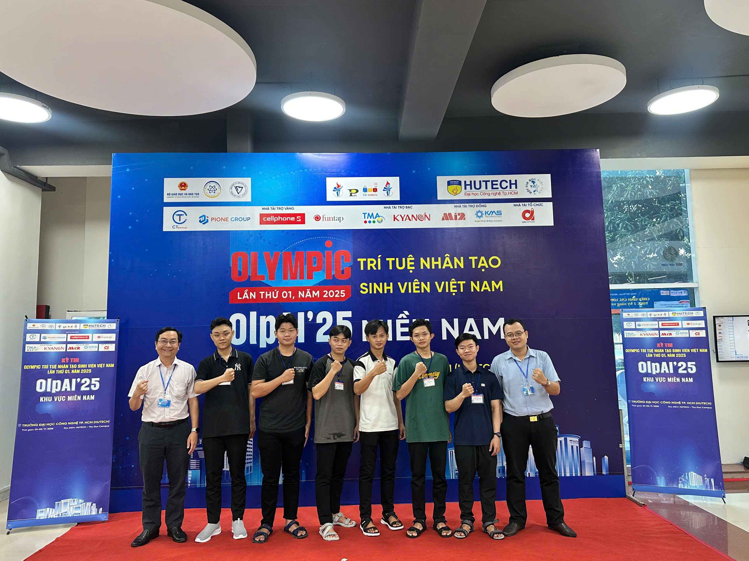 Sinh viên Đại học Thủ Dầu Một tham dự Olympic Trí tuệ Nhân tạo Sinh viên Việt Nam lần thứ 1 – khu vực miền Nam (OlpAI’25)